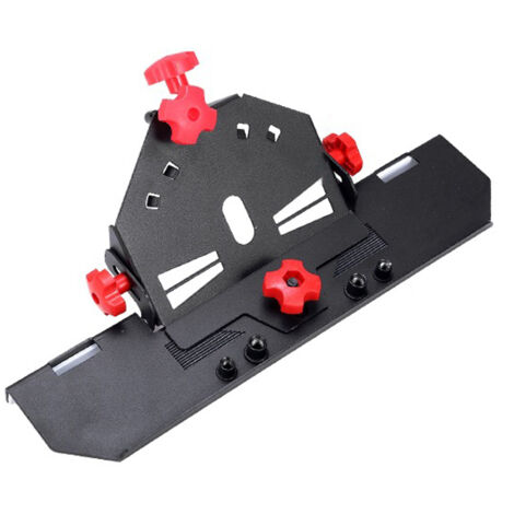 Soporte multifuncional para amoladora angular con tornillo de fijación para biselado a 45° - Guía de corte para azulejos cerámicos - Herramienta multiusos (1/5)