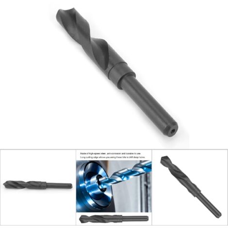 Broca helicoidal de acero rápido HSS de 18,5 mm, duradera, para taladrar metal, madera y plástico, de uso profesional. (1/5)