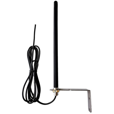 Antena externa de 868 MHz con cable de 25 m, alcance de 200 m, conector SMA macho, para puertas de garaje, portones, alarmas, GSM y amplificadores de señal.