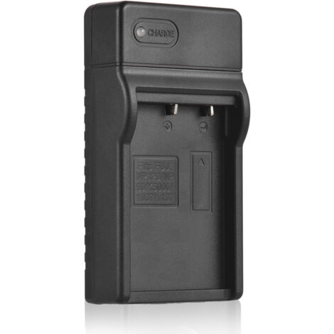 Cargador de baterías NP-120 con indicador LED, puerto Tipo-C y cable USB, compatible con baterías para videocámaras digitales ORDRO HDR-AC3/ HDR-AC5/ HDR-AZ50/ HDR-V12/ HDR-V7.