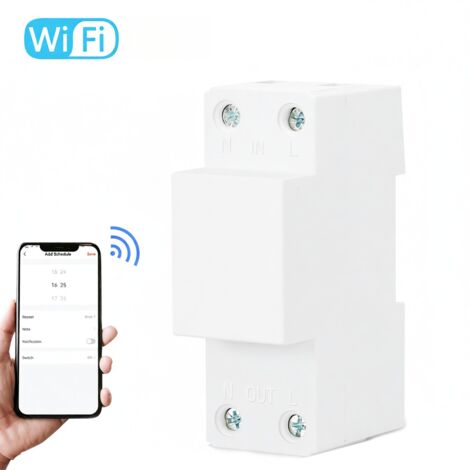 Medidor energía inteligente Tongou Tuya WiFi 63A AC85-300V, mide voltaje monitorea potencia protección fugas, pantalla LCD, compatible app Google