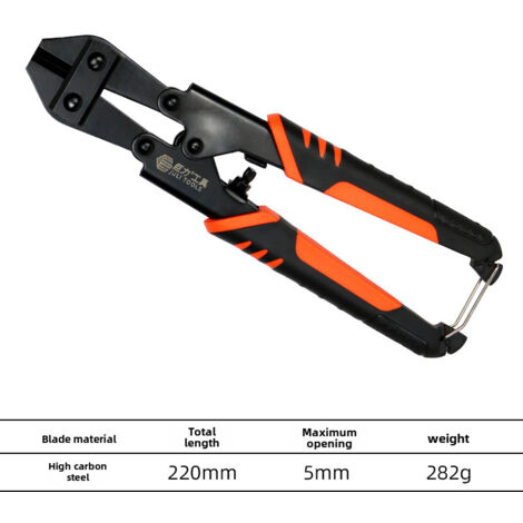 Cortapernos Mini de 20 cm  Cortacables, barras de acero, alambre, clavos, tendedero, plomo  Alicates de corte multifunción comunes