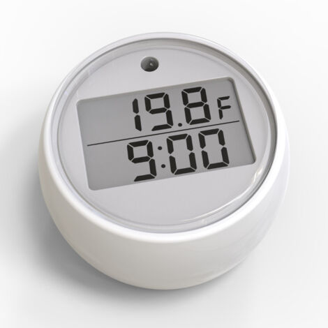 Termómetro electrónico impermeable para baños de hielo con temporizador automático, ajuste de temperatura en °C/°F y alarma sonora para piscinas y gimnasios. (1/5)
