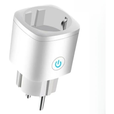Enchufe inteligente WiFi compatible con las normas europeas 16 A Control remoto mediante aplicación Compatible con asistente de voz Para el hogar inteligente y el ahorro de energía (1/5)