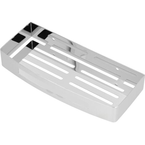 Jabonera de acero inoxidable 304, bandeja para esponja de cocina, estante de ducha de pared con escurridor para inodoro, dormitorio, baño, resistente a la corrosión. (1/5)