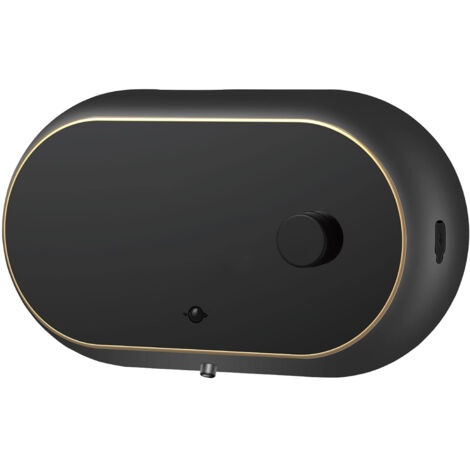 Dispensador de jabón automático sin contacto, de pared, eléctrico inteligente recargable, negro, para platos y manos. (1/5)