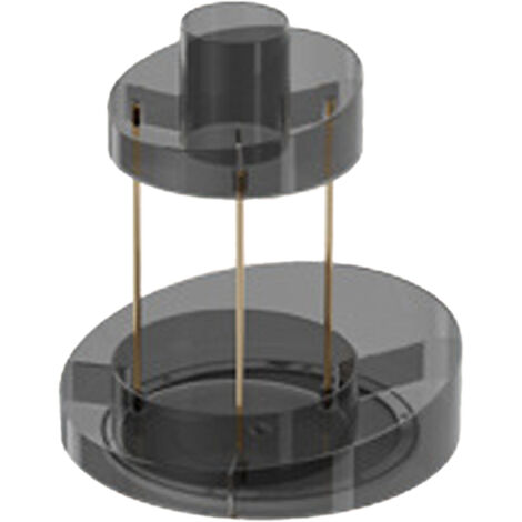 Organizador de maquillaje giratorio de 360° de 2 niveles, almacenamiento para encimera de baño para cosméticos y cuidado de la piel, organizador de tocador que ahorra espacio (1/5)