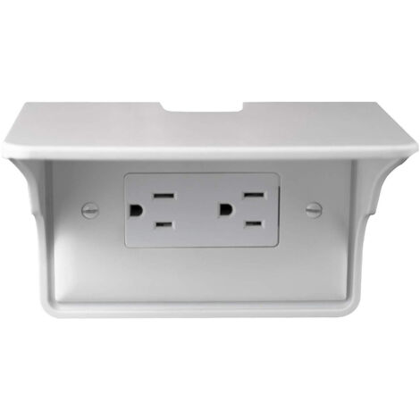 Estantería de pared con enchufe: soporte para cargador, almacenamiento de objetos pequeños, ahorra espacio.