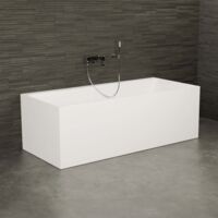 Freistehende Badewanne Cobalt 170 weiß 170 x75 x56 cm, by SPALINA
