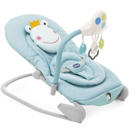 Dondolo per neonati Chicco Balloon Froggy – Seduta ergonomica regolabile – Base anti-invertimento – Giocattolo educativo rimovibile (1/5)