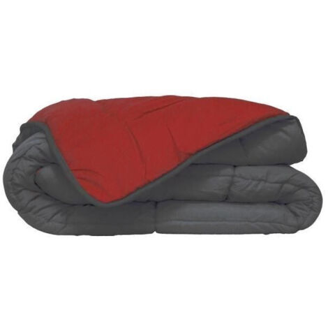 Piumino Letto Poyet  Motte Rosso Grigio 200 g/m² 140 x 200 cm
