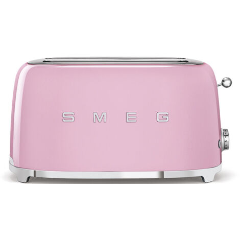 Toaster 4 fessure Smeg TSF02PKEU rosa - SMEG - 2 posizioni - 1500 Watt - 6 livelli di doratura