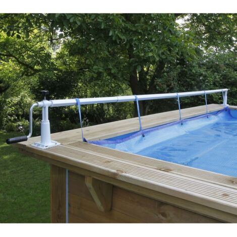 Ubbink Xtra Avvolgitore per Copertura Piscina in Alluminio