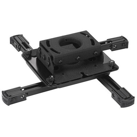 Interfaccia Universale per Videoproiettore VPR con Capacità di 22,7 kg – Supporto da Soffitto Nero per Proiettori ITB e Chief RPAU (1/3)