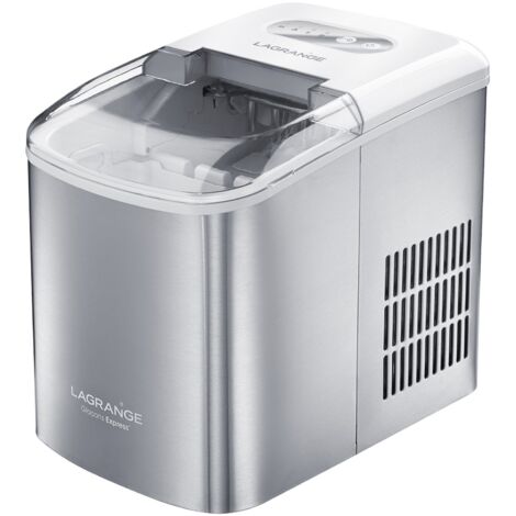Macchina per cubetti di ghiaccio da 120 w 12 kg / 24 ore con pulizia automatica dell'acciaio inossidabile - 489002 - lagrange (1/5)