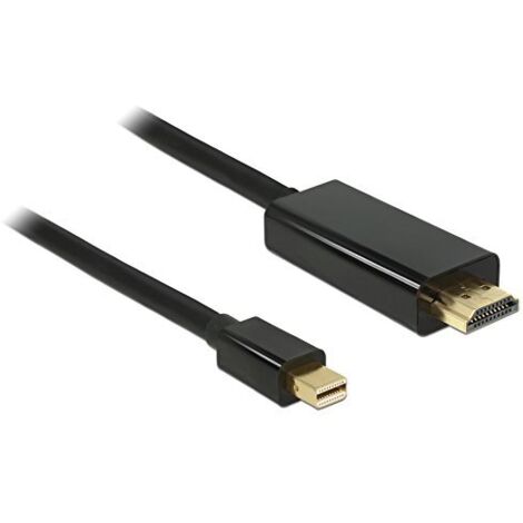 Cavo Premium Mini DisplayPort 1.1a verso HDMI 1.3 (Full HD 1080p) / nero - 2 metri (1/2)