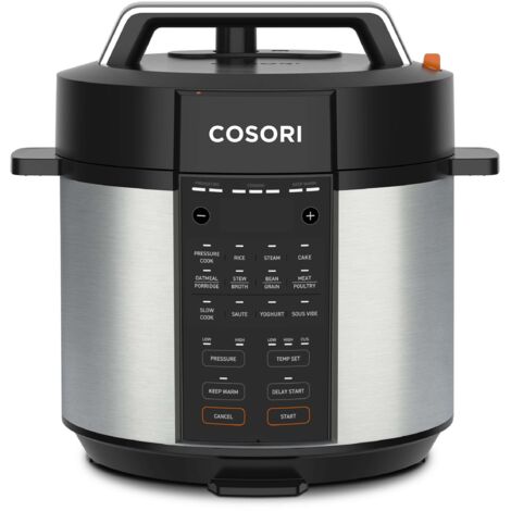 COSORI Pentola a Pressione Elettrica 5,7L, 9 in 1 Multi Cuocitore, Cuociriso, Cottura Lenta, Padella Sauté, Sottovuoto, Pentola per Brodo, Scaldavivande, Rivestimento Antiaderente in Ceramica