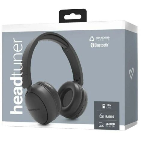 Cuffie Bluetooth - Energy Sistem - HeadTuner - Radio FM - Autonomia 16h - Plastica riciclata (1/4)