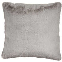 Cuscino - Sintetico - Grigio - 40 x 40 cm - Trama morbida - Design contemporaneo