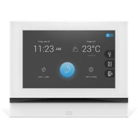 Poste de video Interior - 2N - 91378601WH - Pantalla táctil HD de 7 pulgadas - Blanco - Conectado