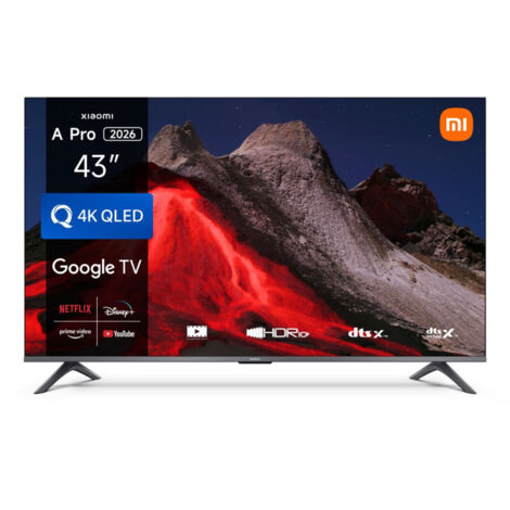 Televisor Xiaomi QLED TV A Pro 43 2026 43/ Ultra HD 4K/ Smart TV/ WiFi