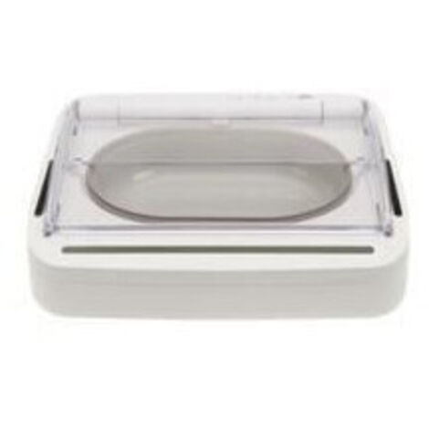 SUREFEED Distribuidor de comida automático para gatos anti-olor - Blanco (Entregado con un tazón simple) (1/5)