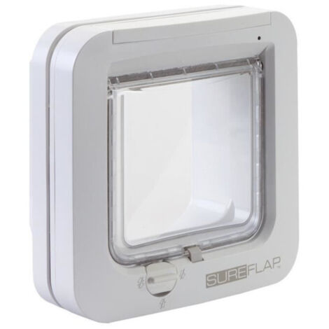 SUREFLAP Gatera electrónica con chip blanco