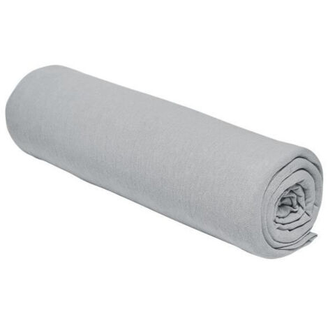 Sábana Bajera Ajustable TODAY Jersey Gris claro 90 x 190 cm Gris