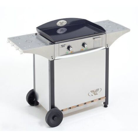Barbacoa roller-grill chps600 acero inoxidable madera plegable (1/5)