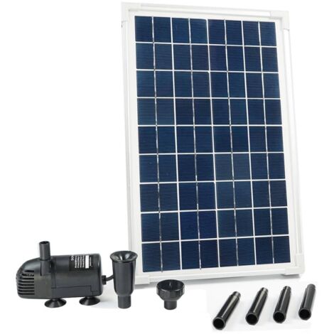 Ubbink Ensemble SolarMax 600 con panel solar y bomba 1351181 403739