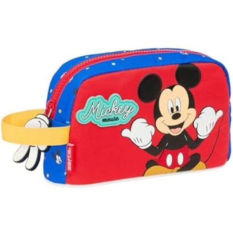 Safta MICKEY MOUSE BABY Thermo-Frühstückstasche + Thermobecher – 21,5 X 6,5 X 12 Cm – Hellblau – Ideal Für Unterwegs & Freizeit
