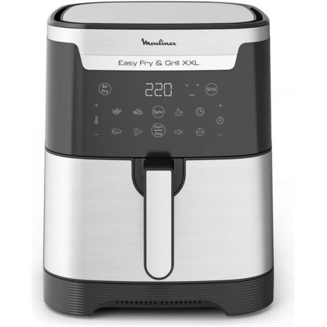 Moulinex Easy Fry & Grill 2-in-1, Heißluftfritteuse und Grill, XXL Kapazität 2kg, EZ801D15 (1/2)