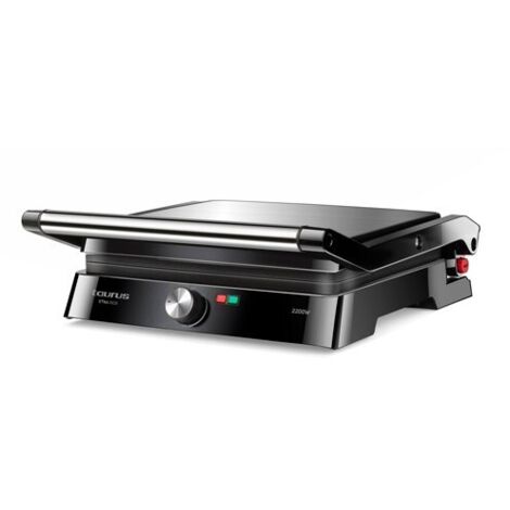 Grillplatte Taurus Etna Inox Schwarz 2200 W