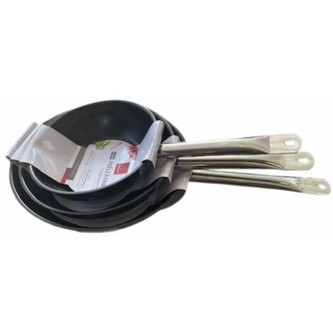 Baumalu Gastronomie Set 3 Bratpfannen Edelstahl 20-28 cm (1/4)