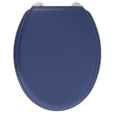 Gelco Design WC-Sitz Dolce Blau Marine Holz Geformt (1/5)