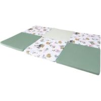 TINEO Maxi-Teppich Malin Jungle Buddies 5 in 1 - Evolutive - Abnehmbarer Bezug - 180x200 cm - Neue Kollektion