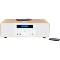 Bluetooth Kompaktanlage - THOMSON - Weiß/Induktion - FM-Radio/CD/MP3/USB, 50W, Equalizer, Fernbedienung, Netzteil 230V