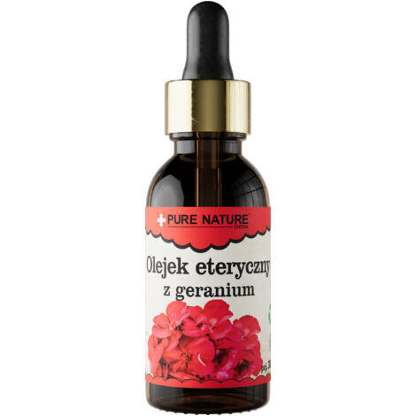 Olio essenziale di geranio rosa - 30 ml - 100% naturale - Benessere e relax