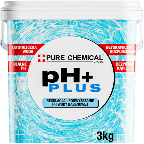 Aggregato pH Plus - 3 kg - Dissoluzione rapida - Manutenzione efficiente della piscina