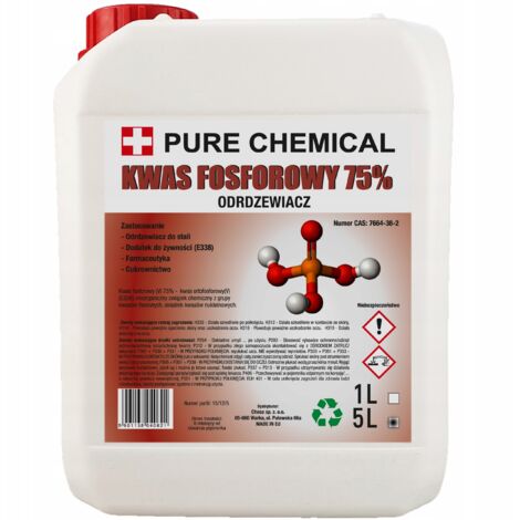 Antiruggine - Fosforico 5L - Efficace e protettivo - Metallo e ghisa