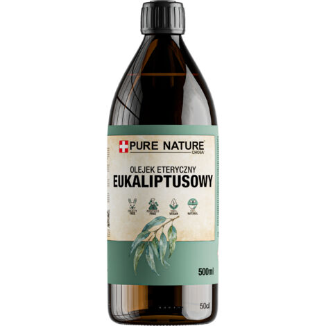 Olio essenziale di eucalipto - 0,5 L - Profumo fresco - Benessere naturale - Aromaterapia
