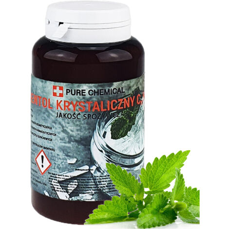 Cristalli di mentolo - 100 g - Rinfrescante - Perfetto per la sauna - Rivitalizzante per l'energia