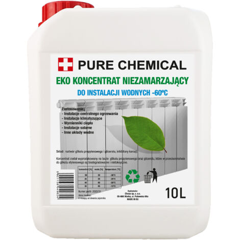 Glicole propilenico concentrato - 10L - Ecologico - Protezione antigelo - - 60°C