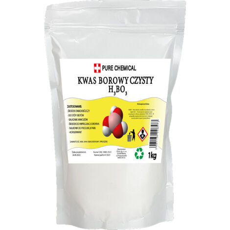 Borsäure Polvo - 1 kg - Antifúngico - Ideal para pies y uñas