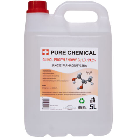 Propylenglykol pharmazeutisch - 5l - min. 99,5% - rein - vielseitig einsetzbar - zertifiziert
