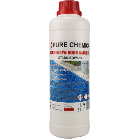 Flüssigchlor 15% - 1 Liter - Hochwertige Desinfektion - Für Pools und Wasserbehandlung