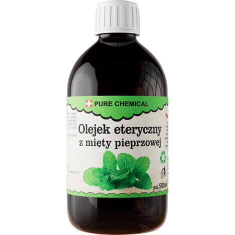 Ätherisches Öl - Pfefferminze 500ml - 100% natürlich - erfrischend und entspannend