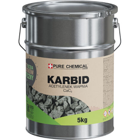 Calciumcarbid - 5 kg - 99,9% Reinheit - sicheres Metall-Behältnis - vielseitige Anwendung