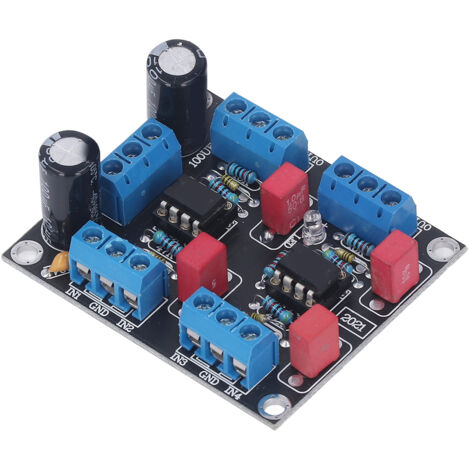 NE5532 4-Kanal 5W Vorverstärkermodul, 12V-15V DC Netzteil für Treiberplatine