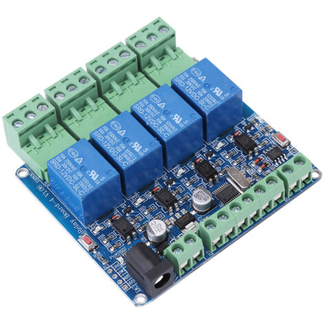 SIXRUN 4-Kanal USB Relaismodul Mit Typ-C, Optokoppler, 5V – Serielle Steuerung Für DIY, Robotik Und Automatisierungsprojekte (10 A Last)